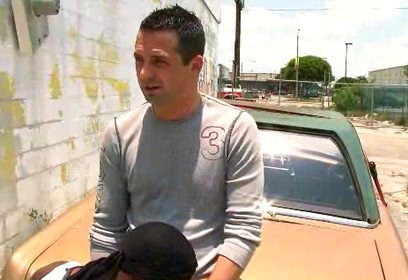 Black thug sucking off cock and gets his ass fucked