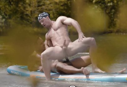 Handsome Muscled Jock Gets Fucked by a Juicy BBC - Skyy Knox, Milo Madera